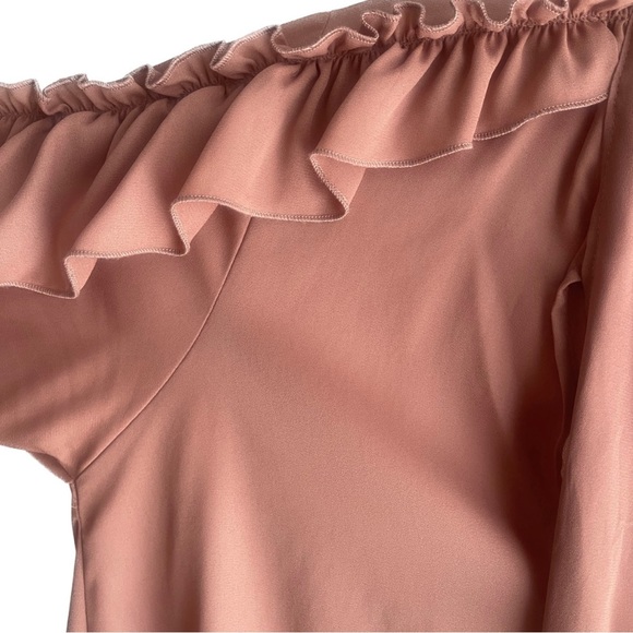 ZARA Ruffled Flowy Blouse - Picture 5 of 8